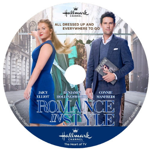 ROMANCE IN STYLE DVD HALLMARK MOVIE 2022 Benjamin Hollingsworth