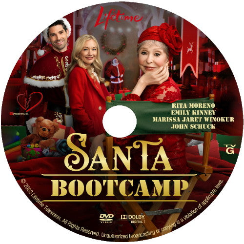 SANTA BOOTCAMP DVD LIFETIME CHRISTMAS MOVIE 2022