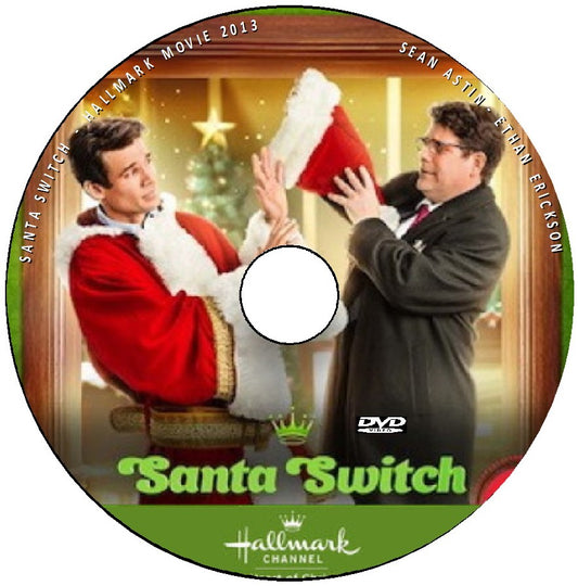 SANTA SWTICH DVD HALLMARK CHRISTMAS MOVIE 2013
