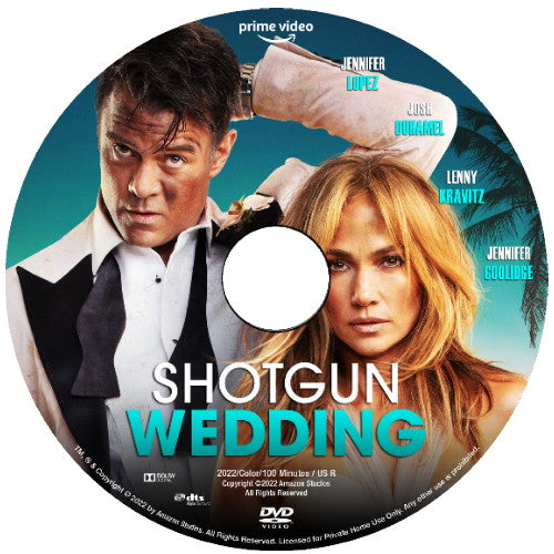 SHOTGUN WEDDING DVD 2023 MOVIE Jennifer Lopez