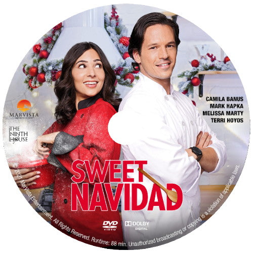 SWEET NAVIDAD DVD LIFETIME CHRISTMAS MOVIE 2022