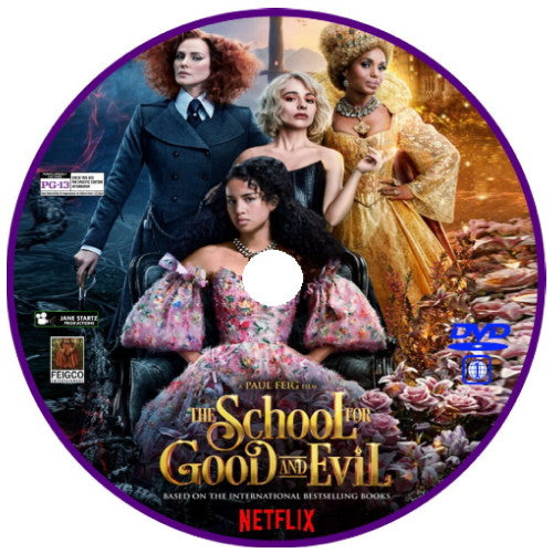 THE SCHOOL FOR GOOD AND EVIL DVD 2022 MOVIE - REGION FREE
