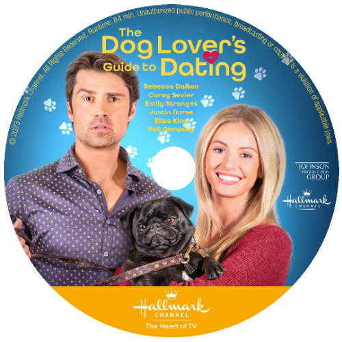 THE DOG LOVER'S GUIDE TO DATING DVD HALLMARK MOVIE 2023 Corey Sevier