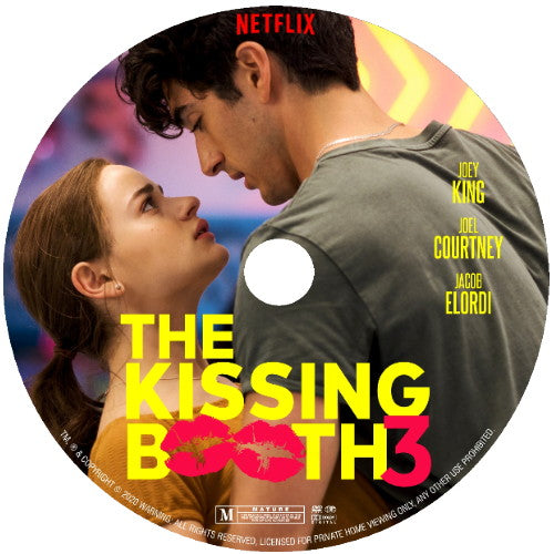 THE KISSING BOOTH 3 DVD 2021 NETFLIX MOVIE