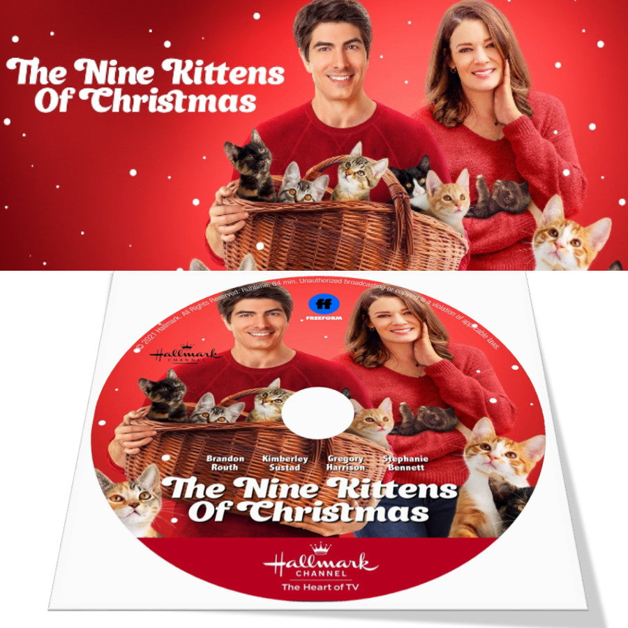 THE NINE KITTENS OF CHRISTMAS DVD HALLMARK MOVIE 2021