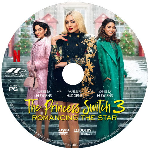 THE PRINCESS SWITCH 3 REMANCING THE STAR DVD NETFLIX MOVIE 2021