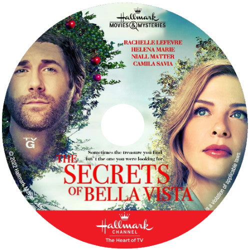 THE SECRETS OF BELLA VISTA DVD HALLMARK MOVIE 2022 Niall Matter.