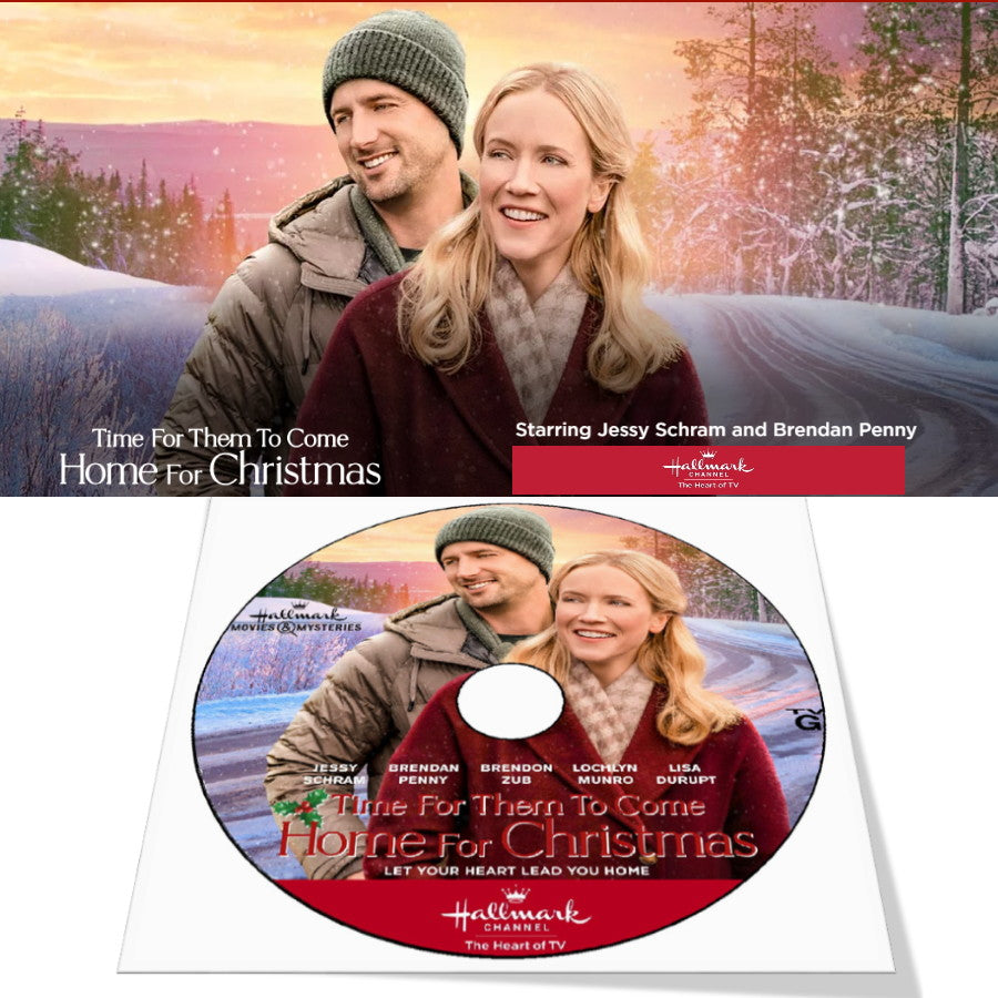 TIME FOR THEM TO COME HOME FOR CHRISTMAS DVD HALLMARK MOVIE 2021 Jessy Schram