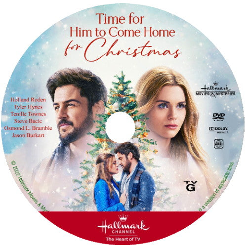 TIME FOR HIM TO COME FOR CHRISTMAS DVD HALLMARK MOVIE 2022 Tyler Hynes