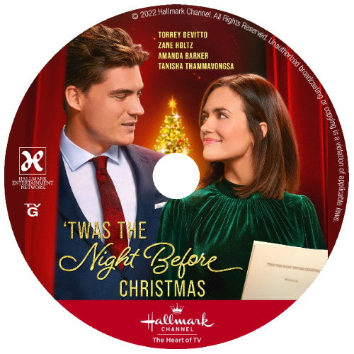 TWAS THE NIGHT BEFORE CHRISTMAS DVD HALLMARK MOVIE 2022 - Torrey DeVitto