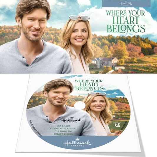 WHERE YOUR HEART BELONG DVD HALLMARK MOVIE 2022 Christopher Russell