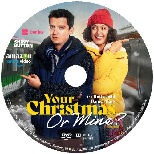 YOUR CHRISTMAS OR MINE? DVD 2022 MOVIE - Asa Butterfield